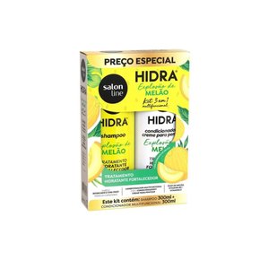 Kit Shampoo E Condicionador Salon Line Hidra Explosão De Melão 300ml