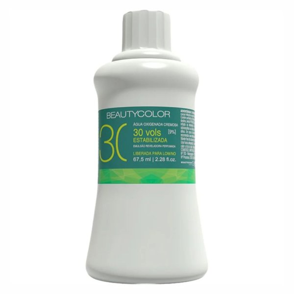 01 agua oxigenada cremosa beautycolor 30 vols 67 5ml