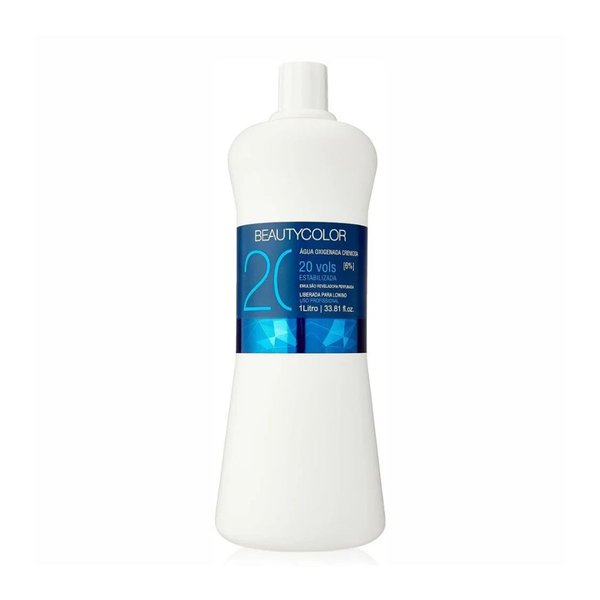 02 agua oxigenada cremosa beautycolor 20 vols 1l