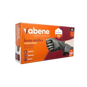 02 luvas viniflex vabene preta tam p 100 uni